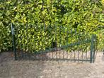 Gemoffelde ijzeren tuinhekken groen, Ophalen, Gebruikt, IJzer, Sierhekwerk