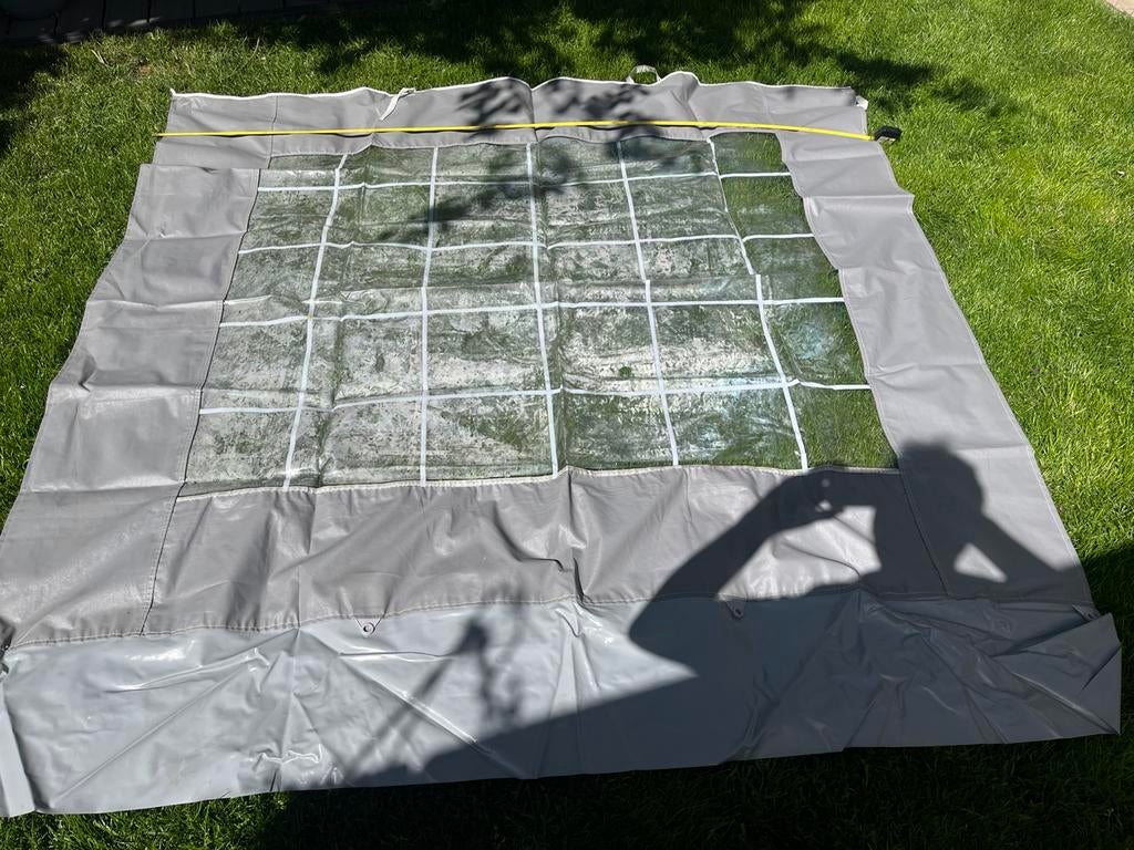 Zijwand voor de luifel 2 bij 2 meter met rafter, Ophalen of Verzenden, Zo goed als nieuw, Tuinpaviljoen