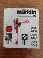 Marklin boekje van 7036/ 7038/ 7039/ 7040/ 7041/ 7042., Wisselstroom, Gebruikt, Märklin, Boek, Tijdschrift of Catalogus