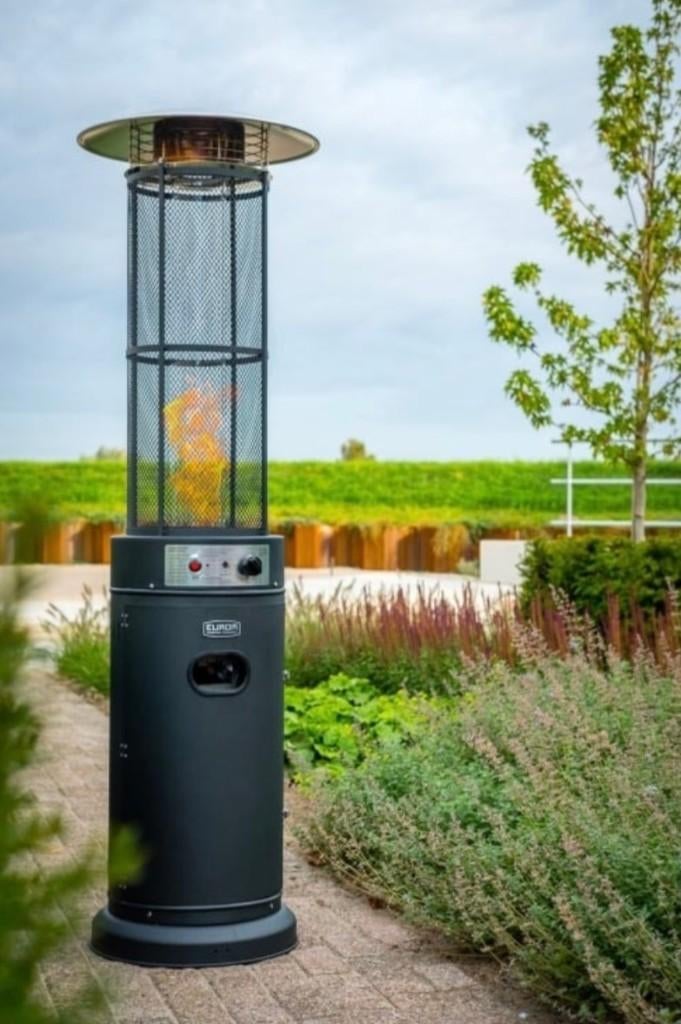Sfeer gasheater huren Gezellige warmte €42,50, Tuin en Terras, Terrasverwarmers, Ophalen of Verzenden, Zo goed als nieuw, Gas