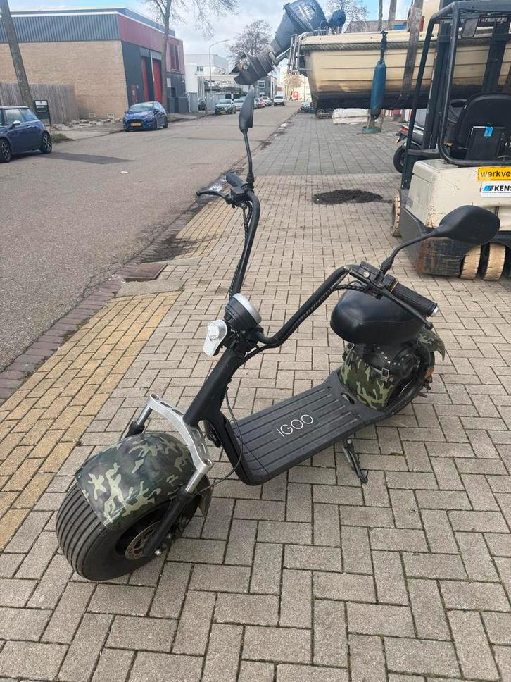 E Chopper met defecte accu (mist BMS), verder in orde, Fietsen en Brommers, Snorfietsen en Snorscooters, Gebruikt, Overige merken