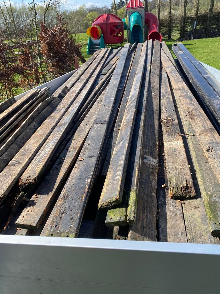 Buitenbak/planken omheing was 20x40, Ophalen of Verzenden, Zo goed als nieuw, 250 cm of meer, Planken