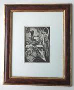 Clement Serveau (1886-1972) Houtgravure III, Antiek en Kunst, Ophalen of Verzenden
