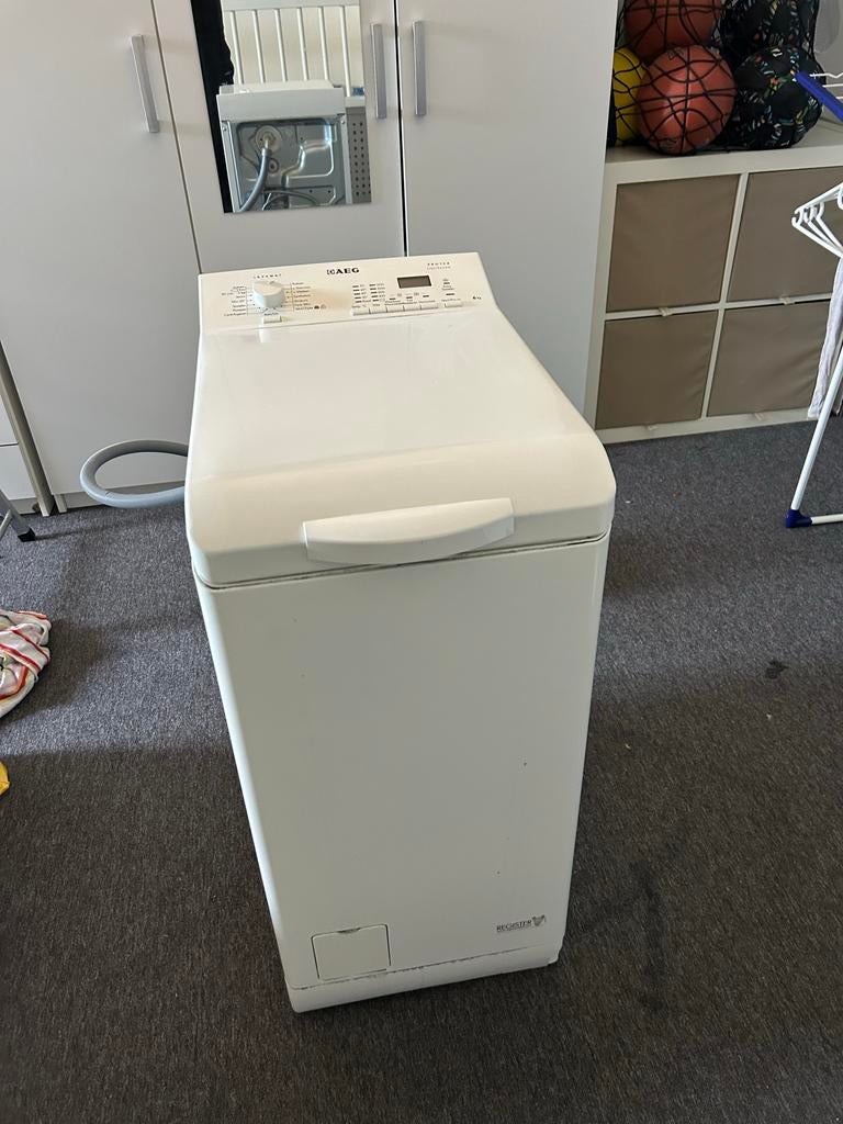 AEG Protex Lavamat Bovenlader Wasmachine 6 kg, Ophalen, 1200 tot 1600 toeren, Gebruikt, 4 tot 6 kg