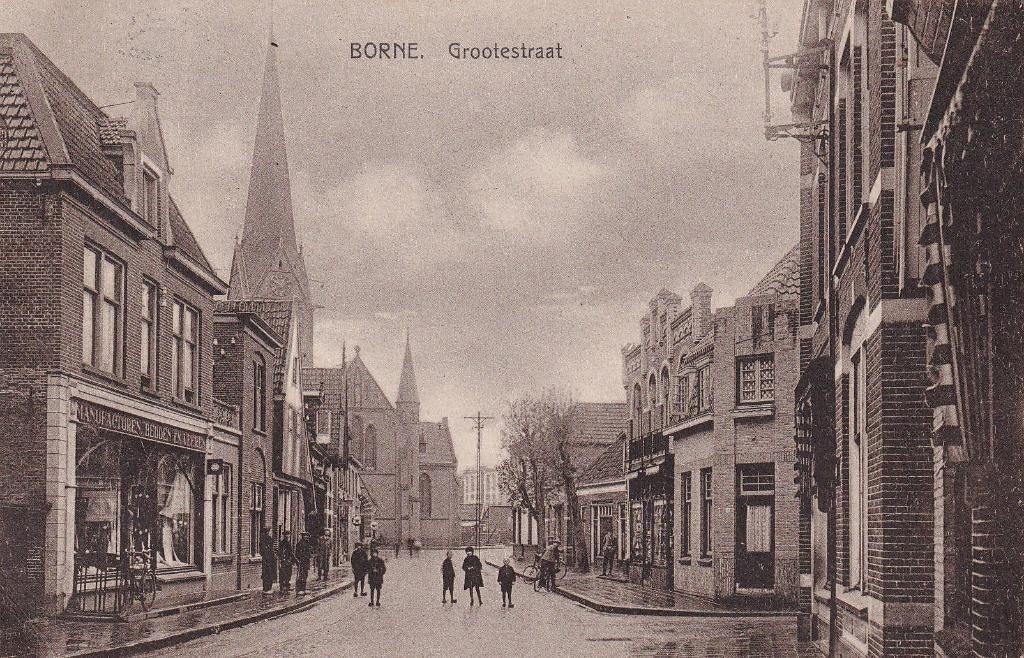 Borne, Winkel, 1926., Verzamelen, Verzenden, 1920 tot 1940, Gelopen, Overijssel