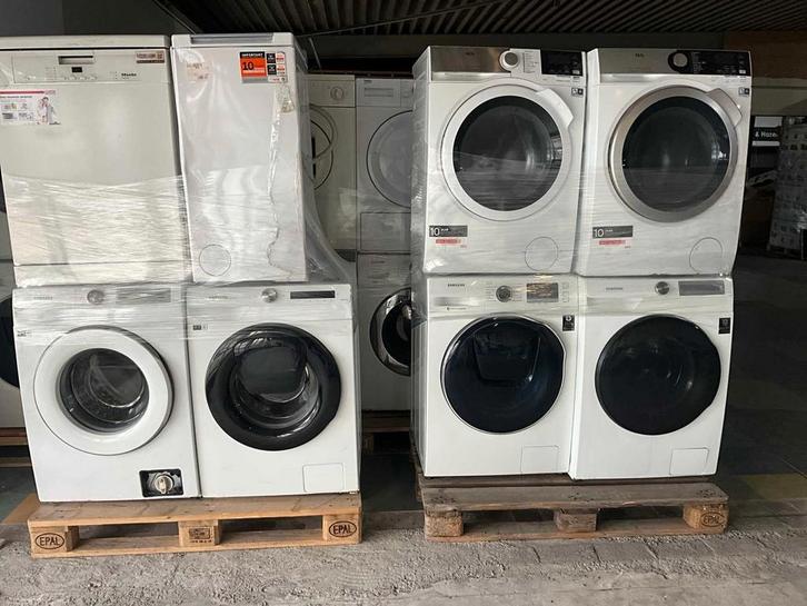 Zeer scherp geprijsde wasmachines en drogers, Witgoed en Apparatuur, Wasmachines, Nieuw, Voorlader, 8 tot 10 kg, 85 tot 90 cm