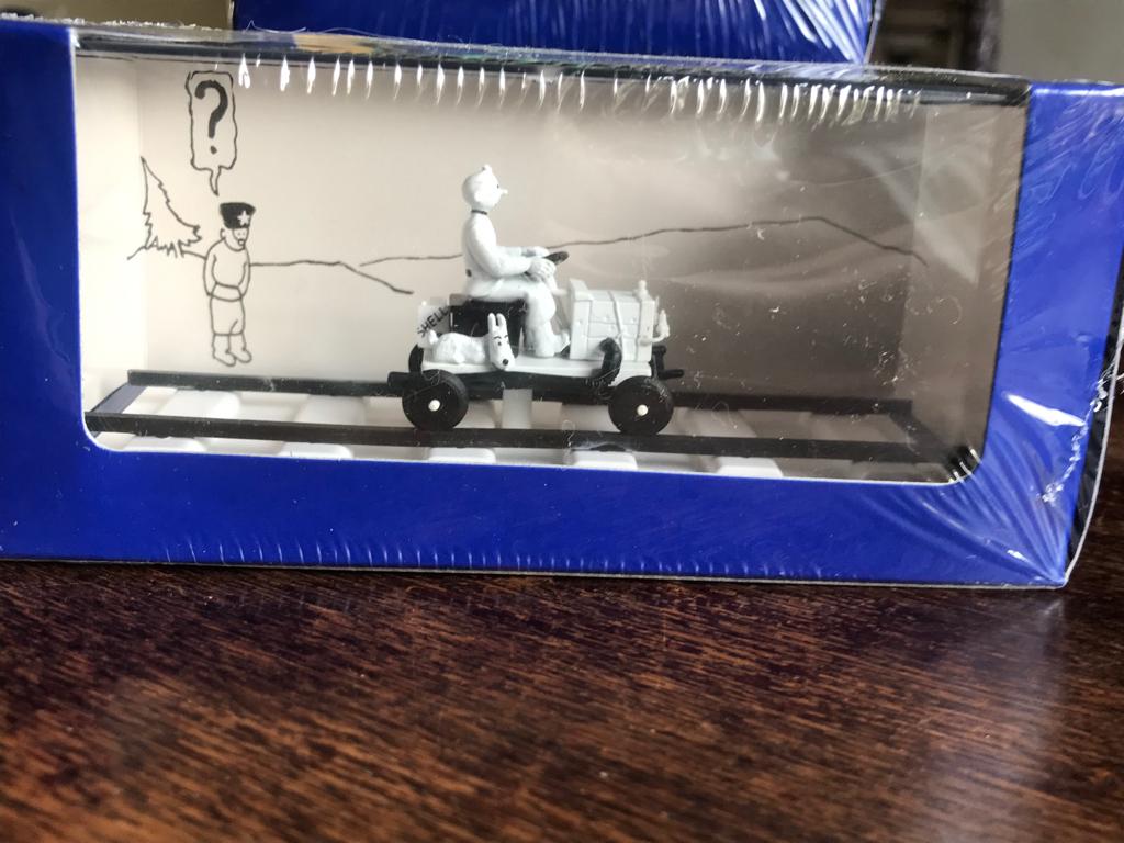 Kuifje auto, Verzamelen, Stripfiguren, Ophalen of Verzenden, Kuifje, Nieuw, Beeldje of Figuurtje