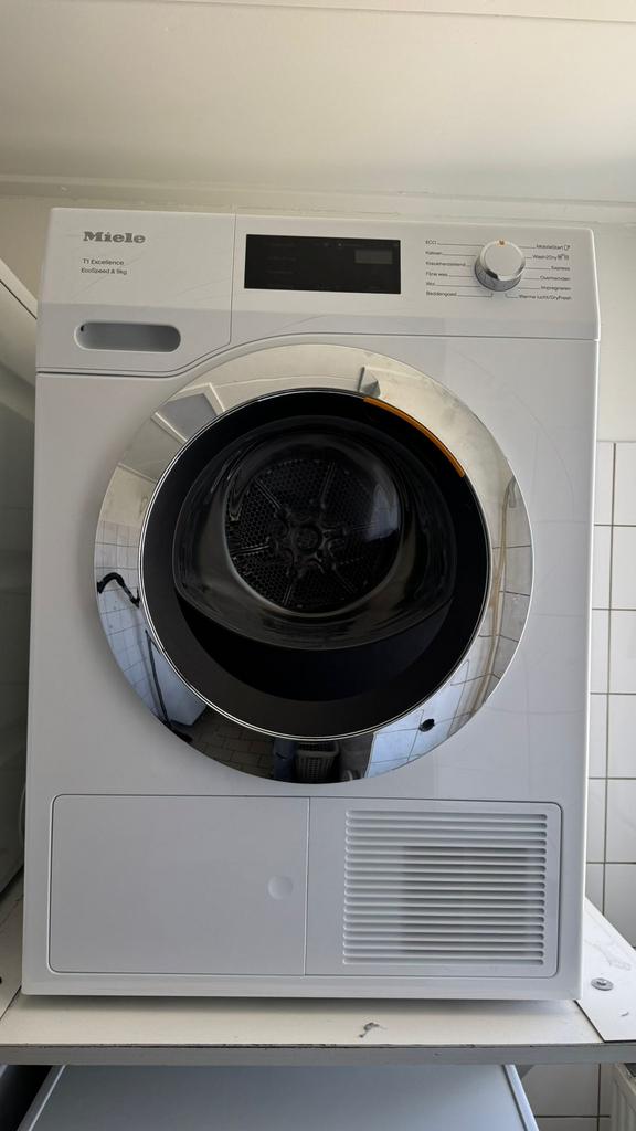 Miele T1 Excellence Eco Speed wasdroger, Witgoed en Apparatuur, Wasdrogers, Ophalen, Gebruikt, Overige typen, 8 tot 10 kg