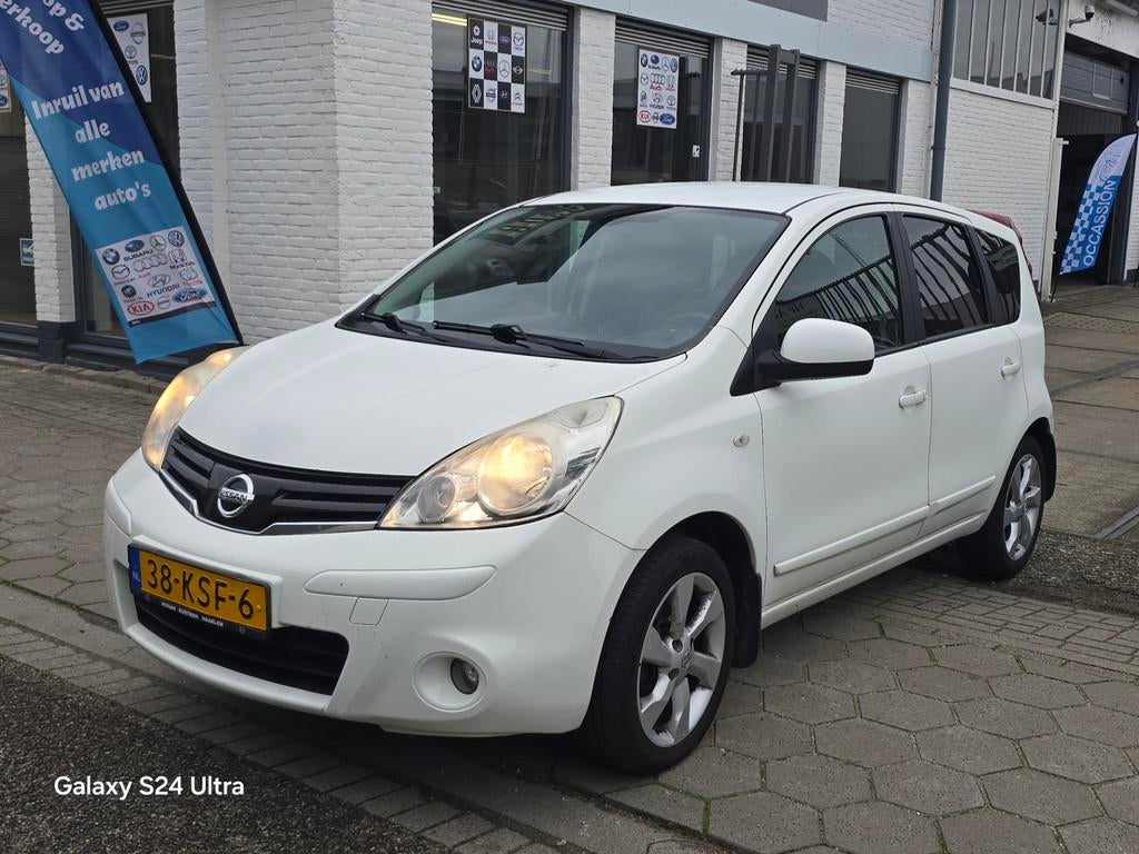 Nissan Note 1.6 Life +*2e eig* nap*apk*airco*rijd rem schake, Auto's, 15 km/l, Gebruikt, 4 cilinders, Origineel Nederlands