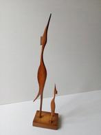 Houten kraanvogels.Vintage.Jaren 50/60., Ophalen of Verzenden, Gebruikt