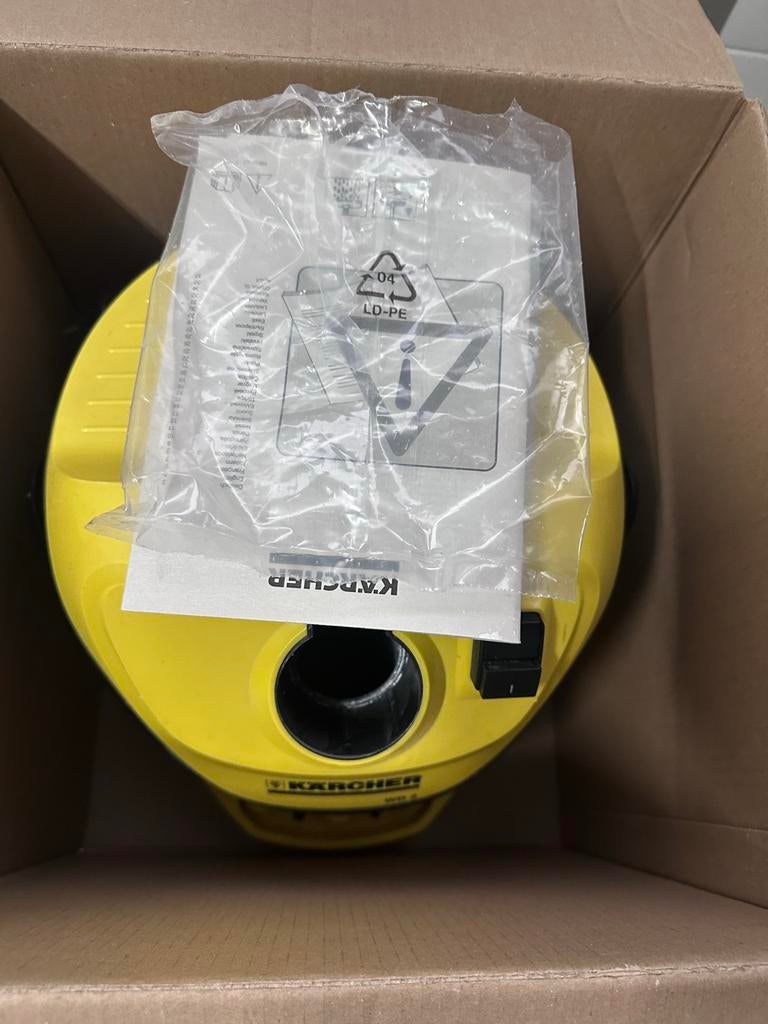 Kärcher WD 2 Plus V-12/4/18 nat- en droogzuiger, ., Ophalen of Verzenden, Zo goed als nieuw, .
