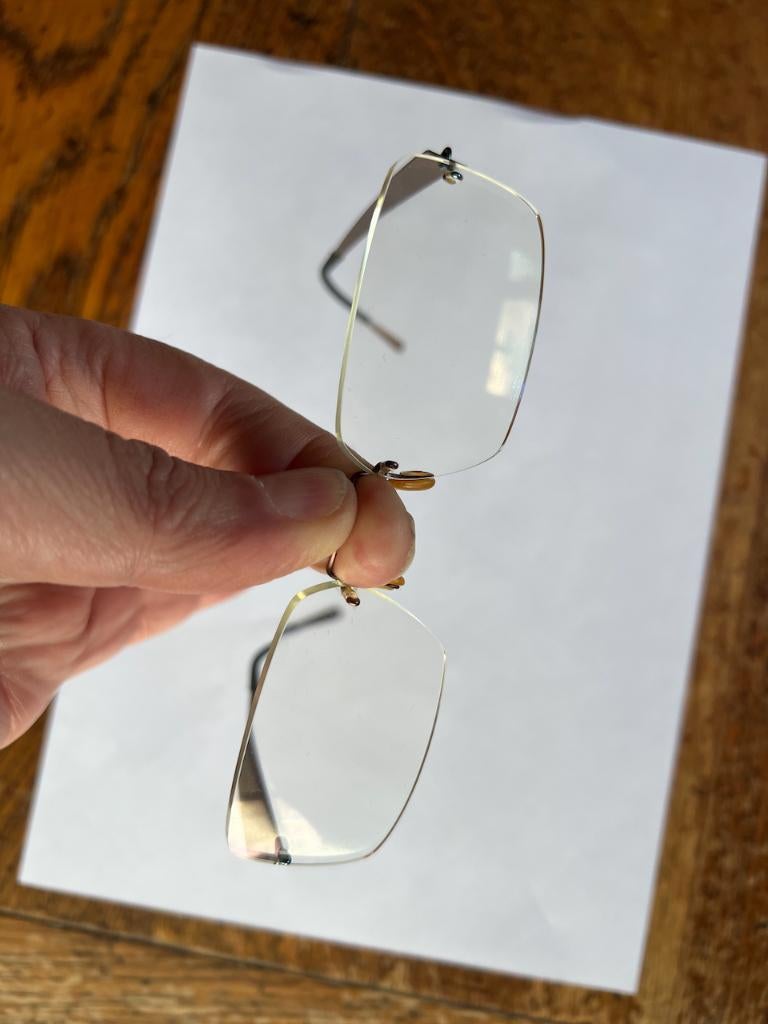 2 Lindberg monturen (voor de liefhebber/verzamelaar), Gebruikt, Bruin, Leesbril, Ophalen