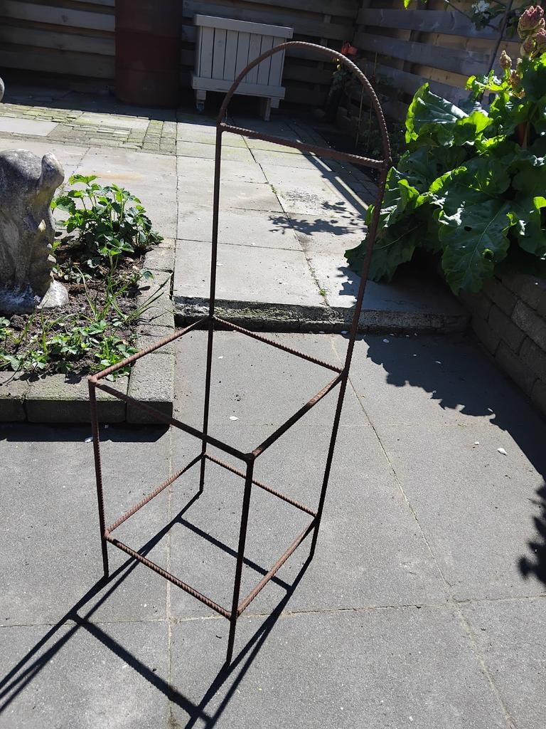 IJzeren frame stoeltje voor bloemschikken, Ophalen, Gebruikt, Metaal, Overige typen