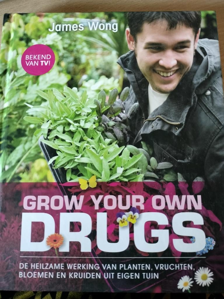 Grow Your Own Drugs - James Wong (Bekend van TV!), Boeken, Verzenden, Gelezen, James Wong, Tuinieren en Tuinplanten