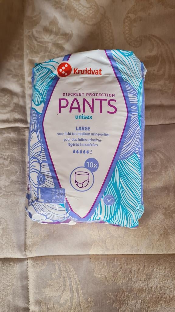 Nieuw pak kruidvat pants maat L, Diversen, Ophalen