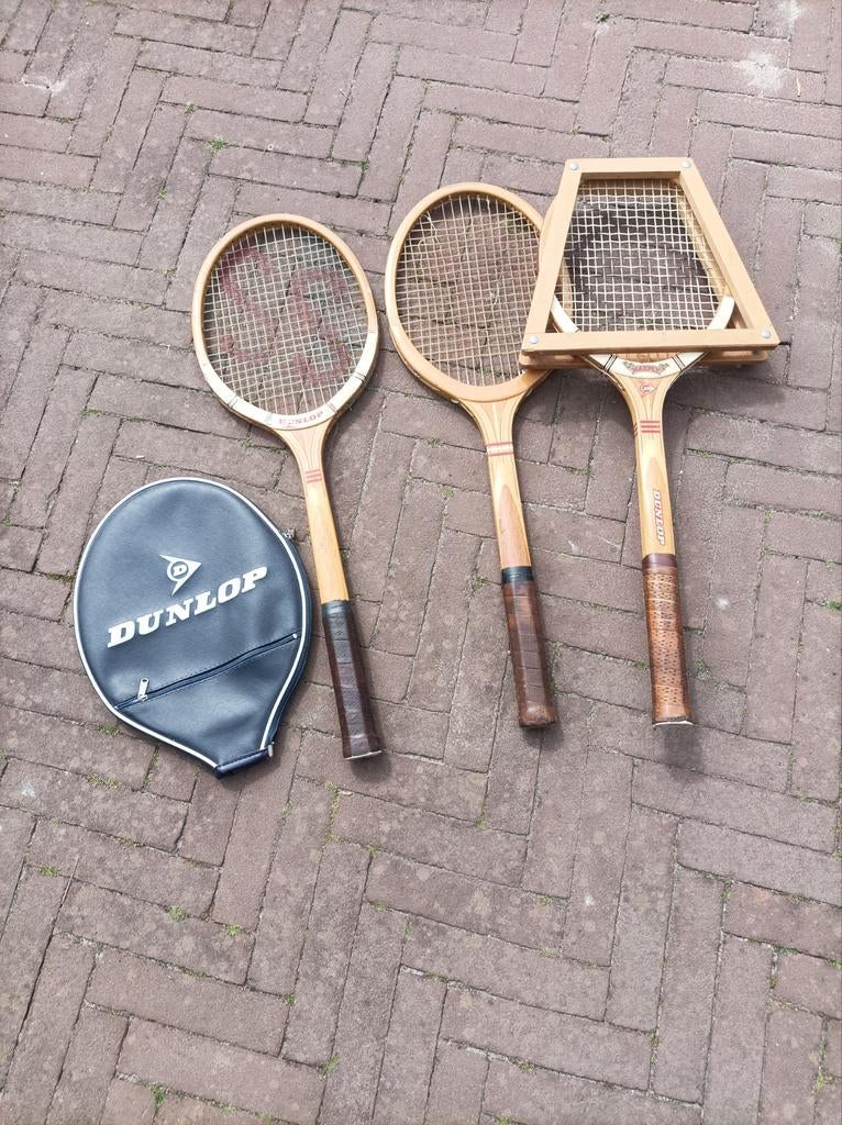 Tennisrackets vintage, Sport en Fitness, Squash, Ophalen, Gebruikt