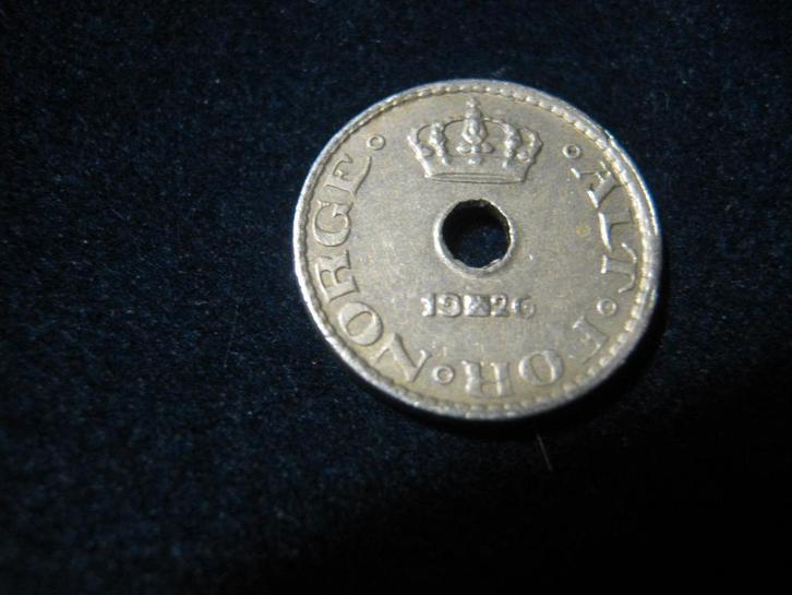 Noorwegen 10 Ore 1926, koning Haakon VII #224, Postzegels en Munten, Munten | Europa | Niet-Euromunten, Losse munt, Overige landen
