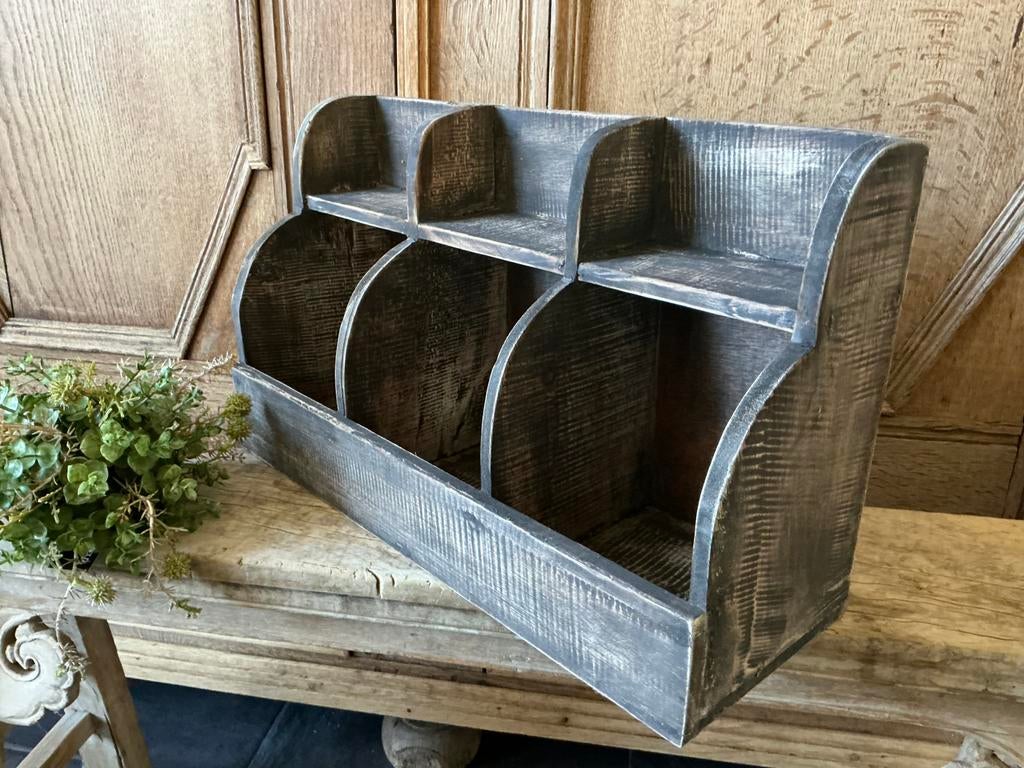 NIEUW forse mango houten gruttersbak, Huis en Inrichting, Woonaccessoires | Schalen en Manden, Nieuw, Hout, Ophalen of Verzenden