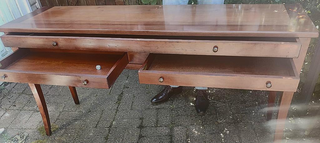 Te Koop Sidetable Kersenhout, Ophalen, Gebruikt, 100 tot 150 cm, Kersenhout