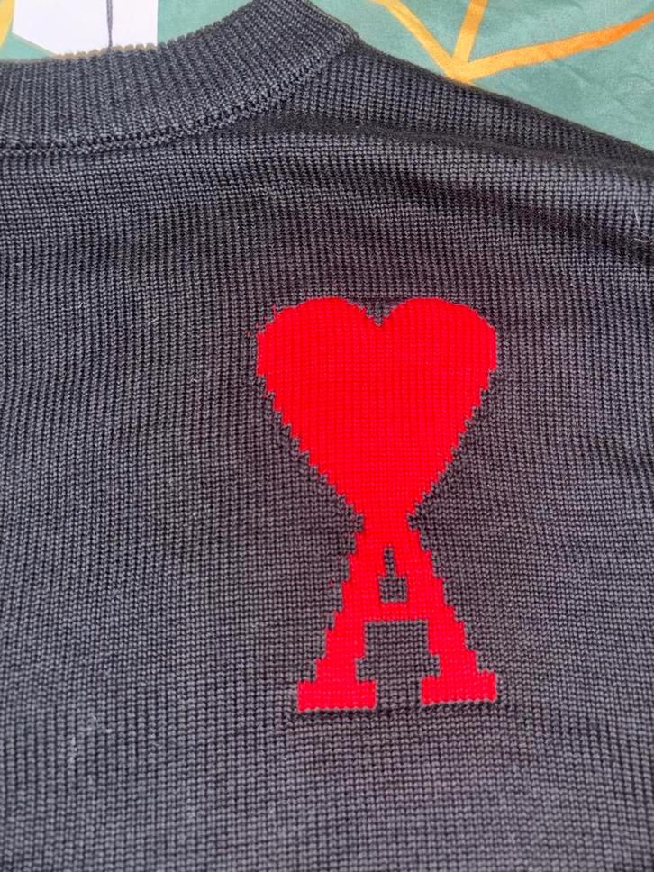 Ami Paris trui, Kleding | Heren, Truien en Vesten, Nieuw, Zwart, Ophalen