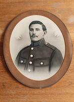 2 antiek geschilderde foto portretten Lanaken (B) 1738/9, Ophalen of Verzenden, Voor 1940, Zo goed als nieuw