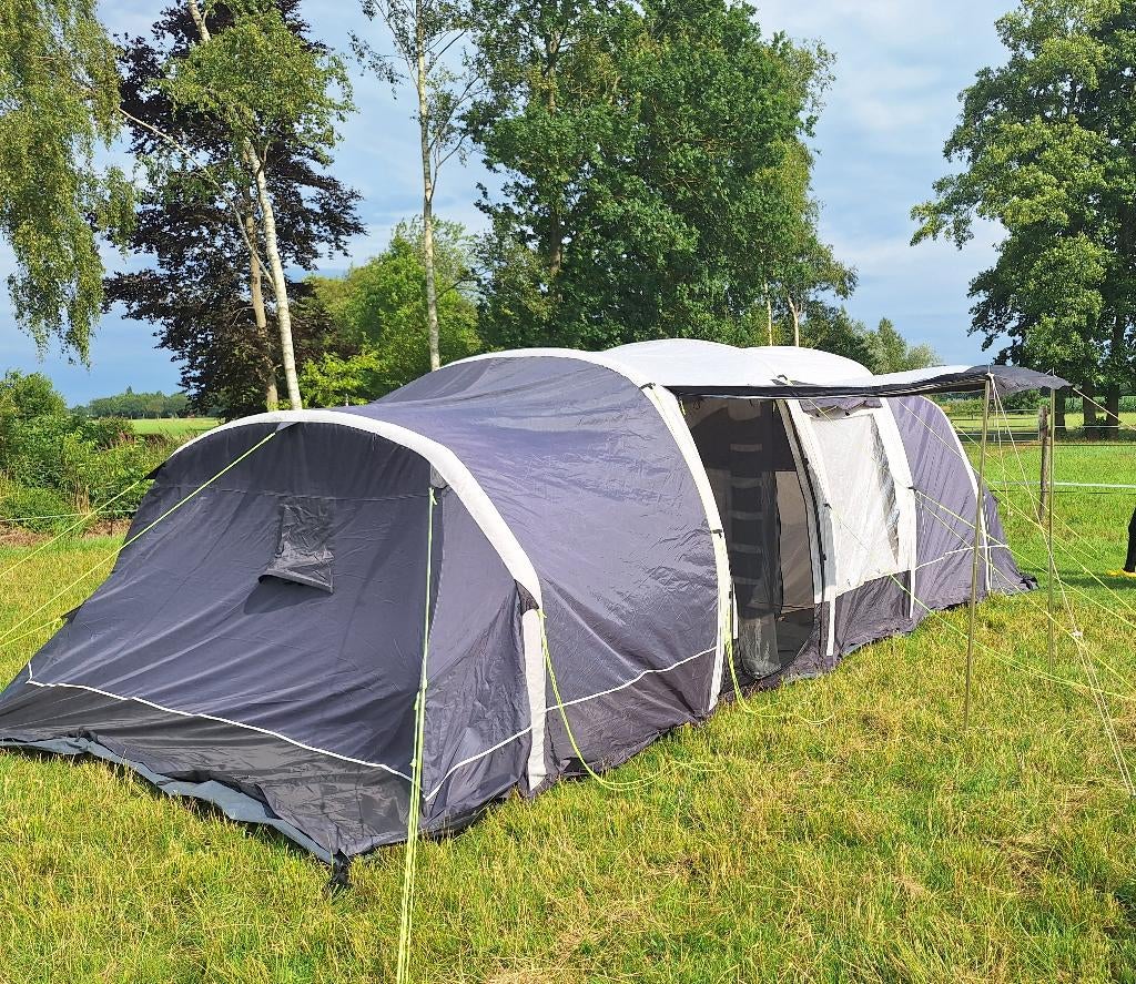 Opblaasbare Tunneltent Obelink Cadiz 1000 Easy Air 6 pers., Ophalen, Gebruikt, Tot en met 6