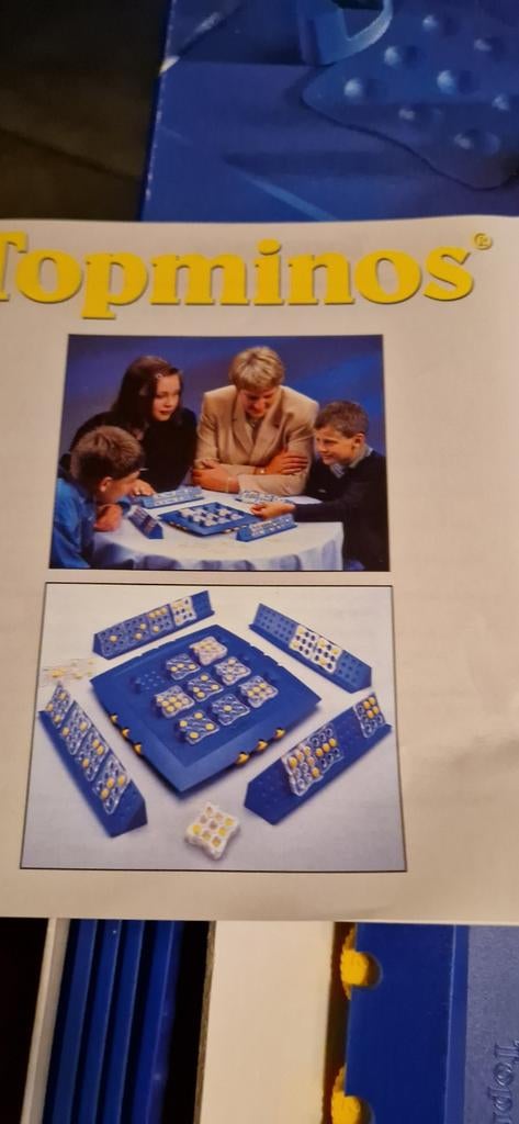 Vrijwel nieuw TOPMINOS spel, Ophalen of Verzenden, Zo goed als nieuw