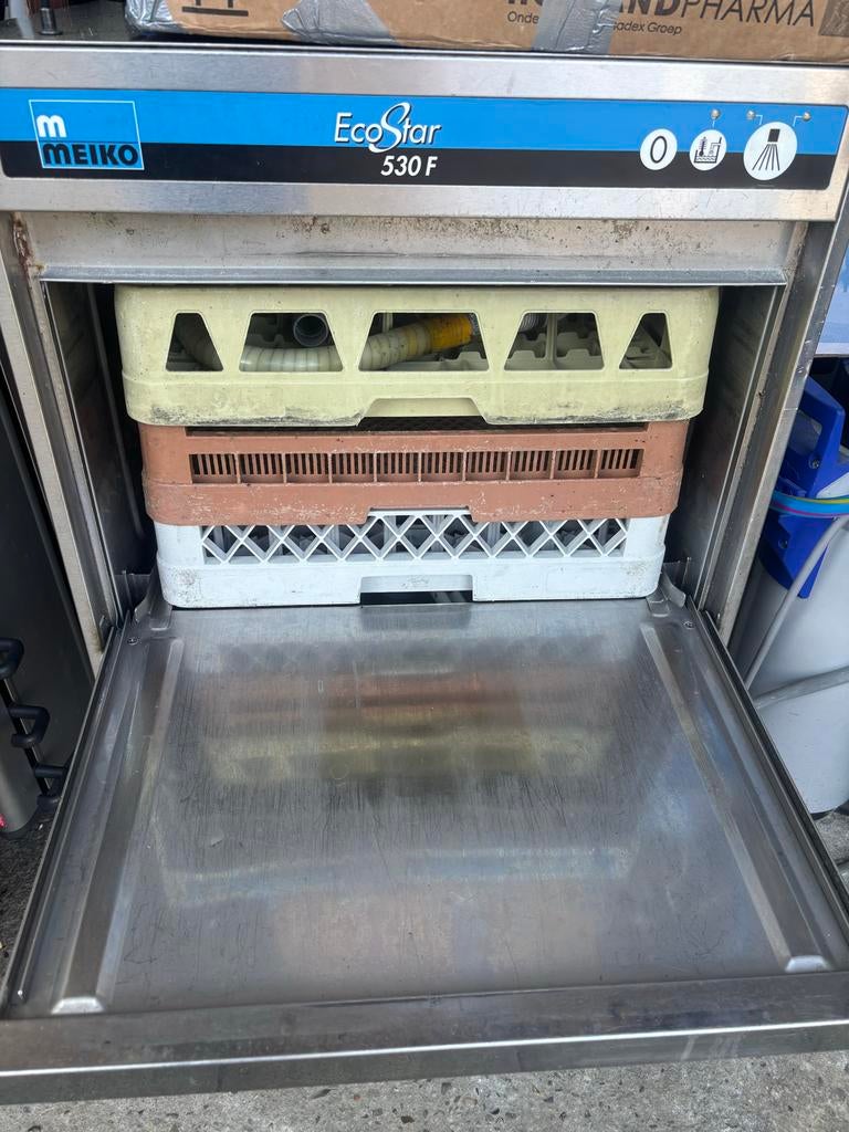 Horeca vaatwasser EcoStar 530 F - Werkt naar behoren, Ophalen of Verzenden, Gebruikt, Vrijstaand, 60 cm of meer