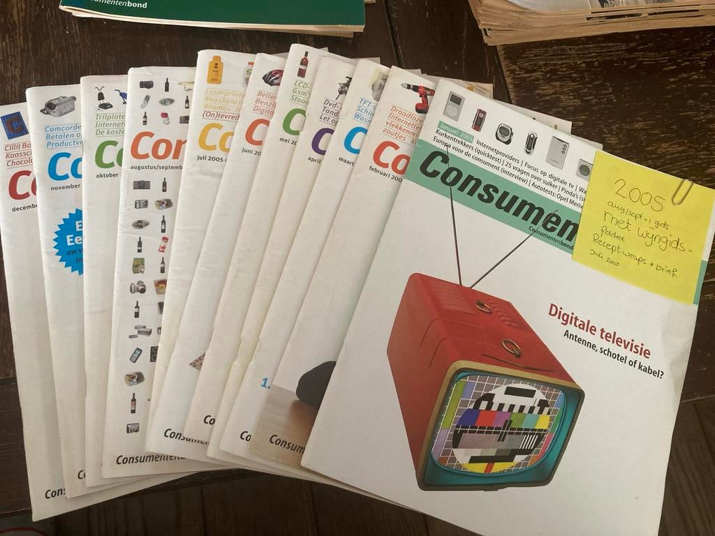 Consumentengids jaargang 2005, Ophalen of Verzenden, Gelezen, Overige typen