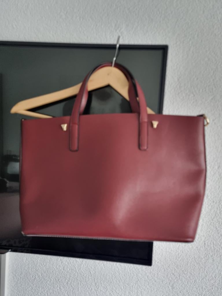 Bordeaux tas, Ophalen, 30 cm of meer, Minder dan 35 cm, Zo goed als nieuw