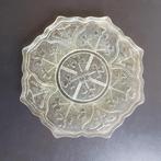 Duitse Fenner Hütte persglas schaal, circa 1900, Ophalen, Gebruikt, -, Rond