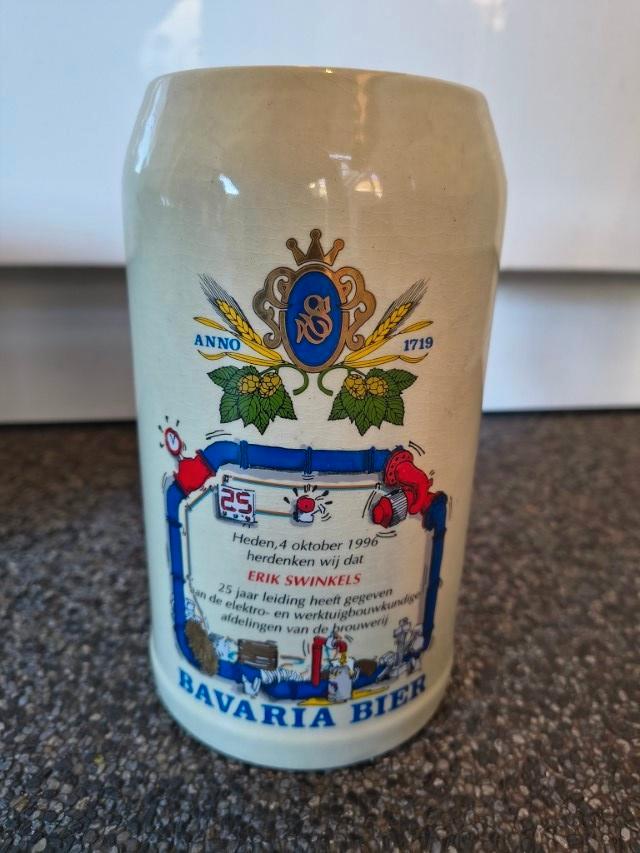 * Bavaria stenen pul 25 jubileum 1971 – 1996 Erik *, Verzamelen, Biermerken, Zo goed als nieuw, Pul(len), Bavaria, Ophalen of Verzenden