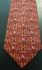 ING Bank stropdas rood met doorlopend leeuwen design, Ophalen of Verzenden, Nieuw, Gebruiksvoorwerp