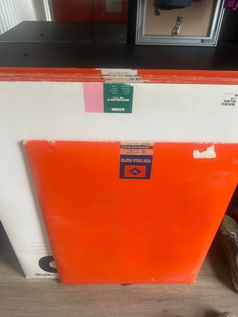 Fotopapier 50x60 ilford agfa, Ophalen, Zo goed als nieuw