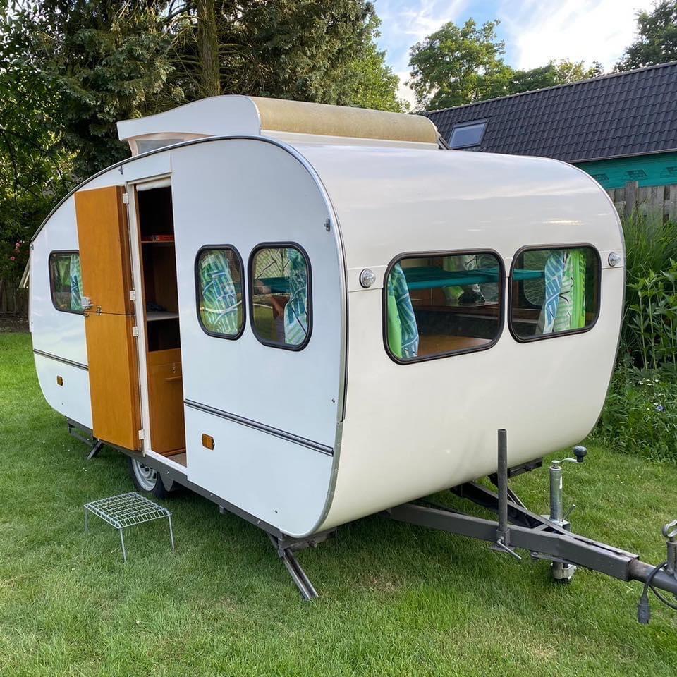 KEMA Kwikstaart van 1969 te koop, Caravans en Kamperen, Standaardzit, Tot en met 2, Hefdak, Tot 4 meter