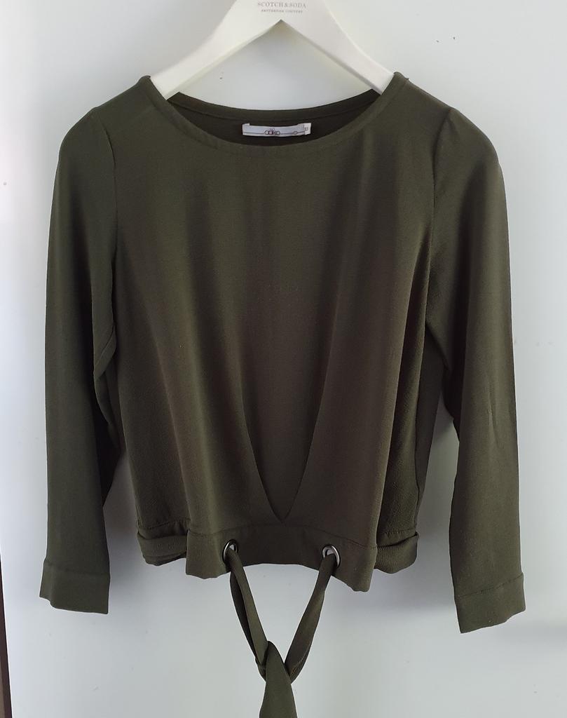 AAIKO top, Kleding | Dames, Tops, Zo goed als nieuw, Maat 34 (XS) of kleiner, Groen, Ophalen of Verzenden