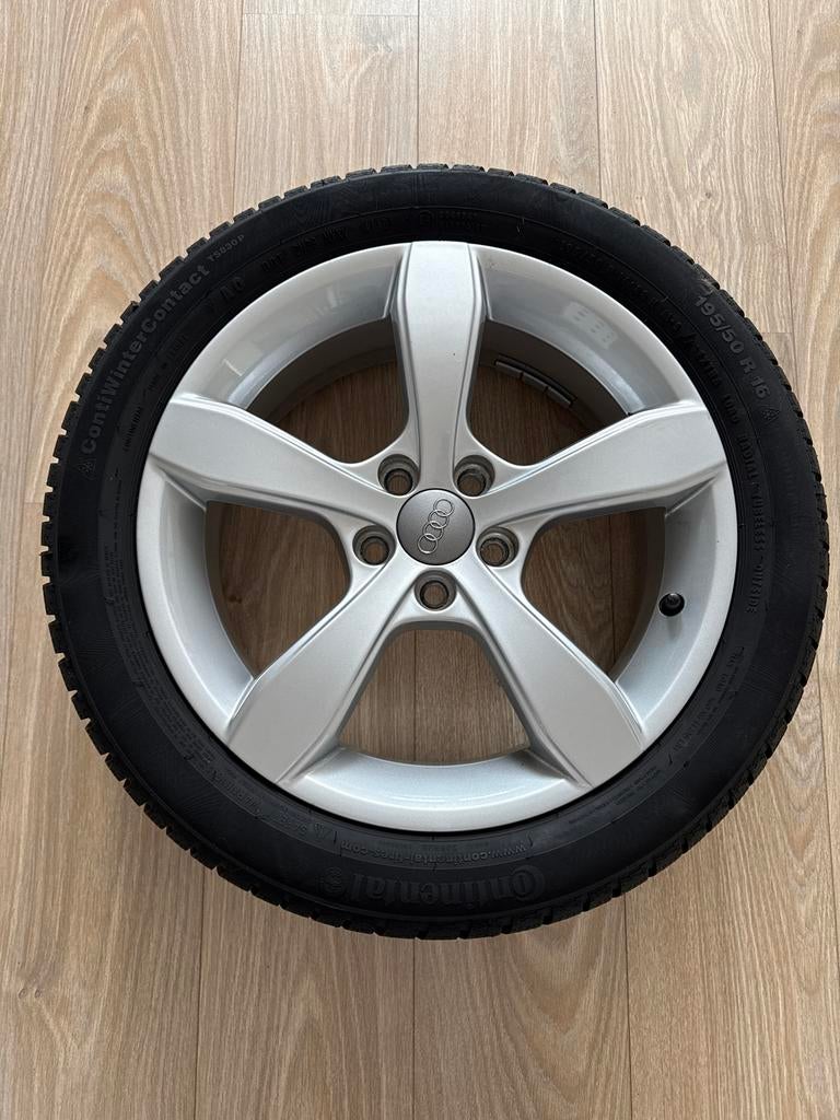 4 velgen met winterbanden voor Audi A1, Auto-onderdelen, Banden en Velgen, Ophalen, Gebruikt, 16 inch, Banden en Velgen