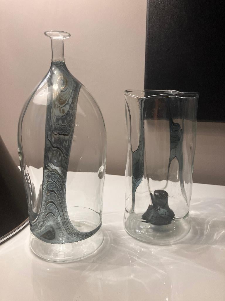 Hubert Koch 1932-2010 Glaskunst 4 Objecten, Ophalen of Verzenden