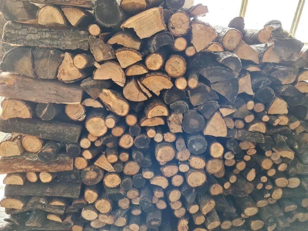 Kachelhout 2jr droog – hardhout – gratis bezorging, Tuin en Terras, Haardhout, Minder dan 3 m³, Ophalen of Verzenden, Eikenhout