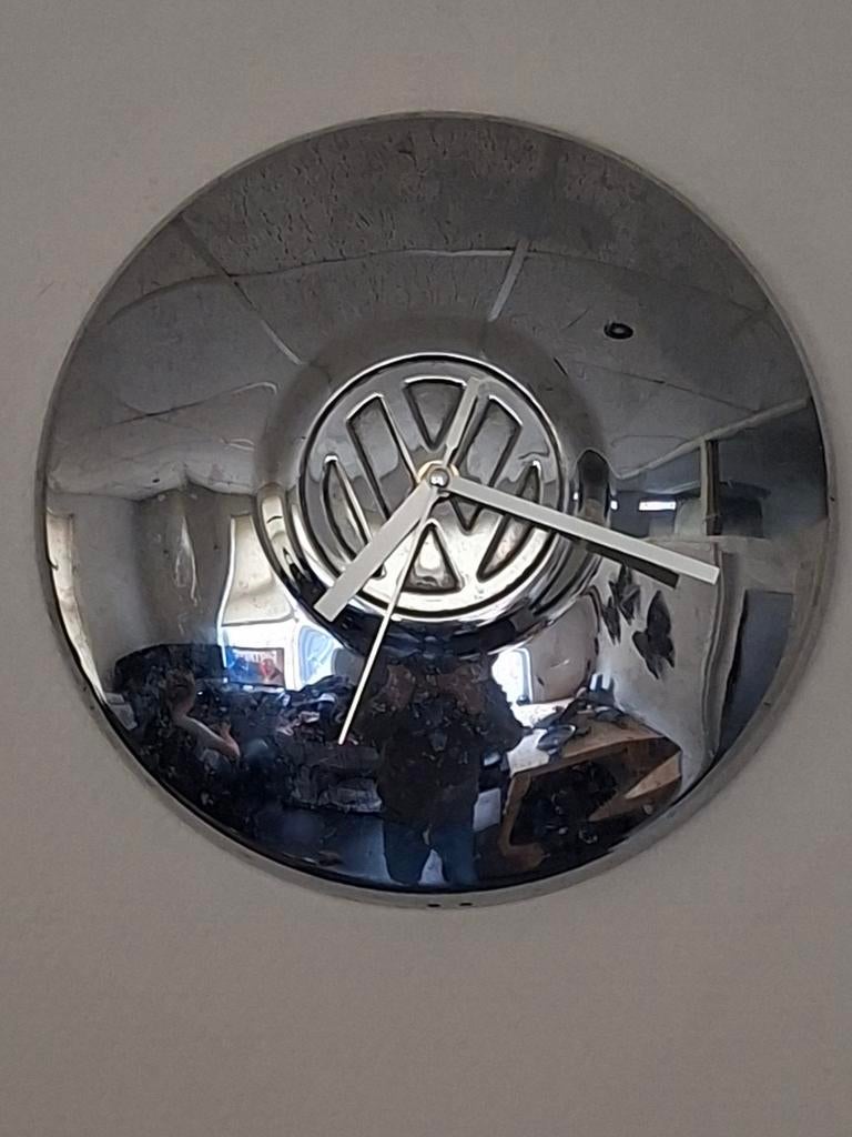 Wandklok VW Kever wieldop, Ophalen of Verzenden