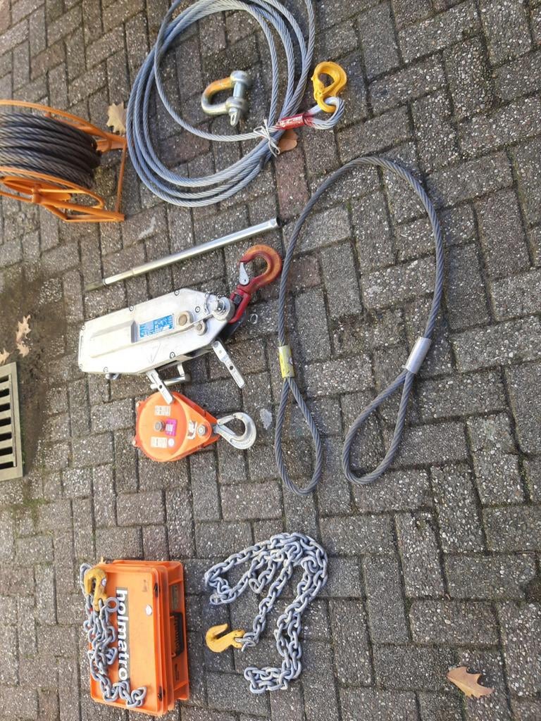Orginele zgan habergger  takel 3200kg, Ophalen, Zo goed als nieuw
