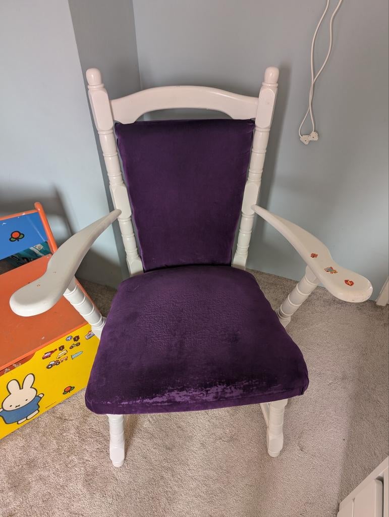 Leuke stoel, Huis en Inrichting, Stoelen, Ophalen, Gebruikt, Wit, Eén