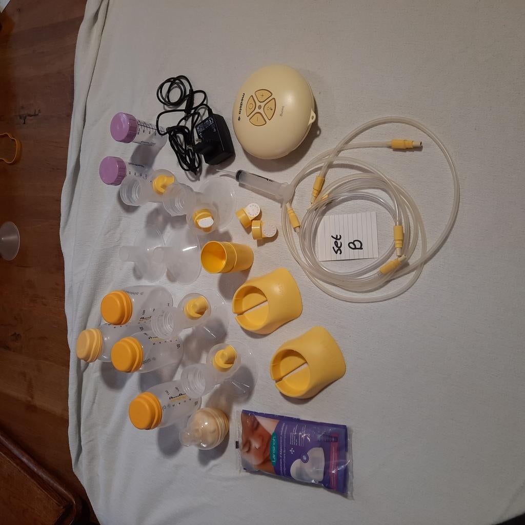 Medela Swing kolfset compleet met toebehoren, Kinderen en Baby's, Babyvoeding en Toebehoren, Ophalen of Verzenden, Gebruikt, Borstkolf