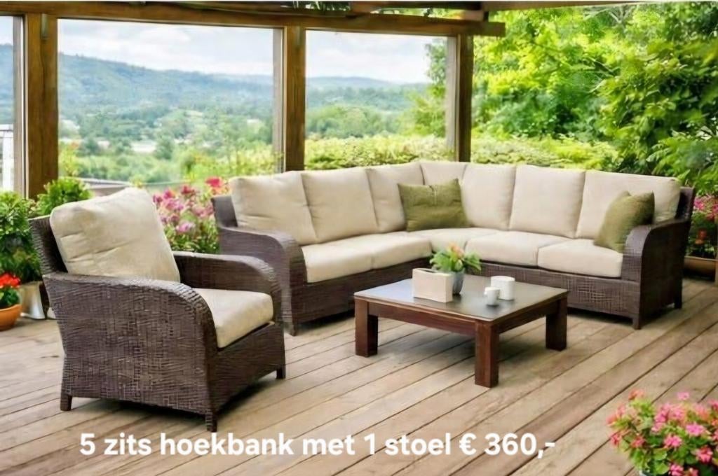 Diverse loungesets - stel zelf samen! Superdeal, Tuin en Terras, Tuinsets en Loungesets, Nieuw, Loungeset, Aluminium, 5 zitplaatsen