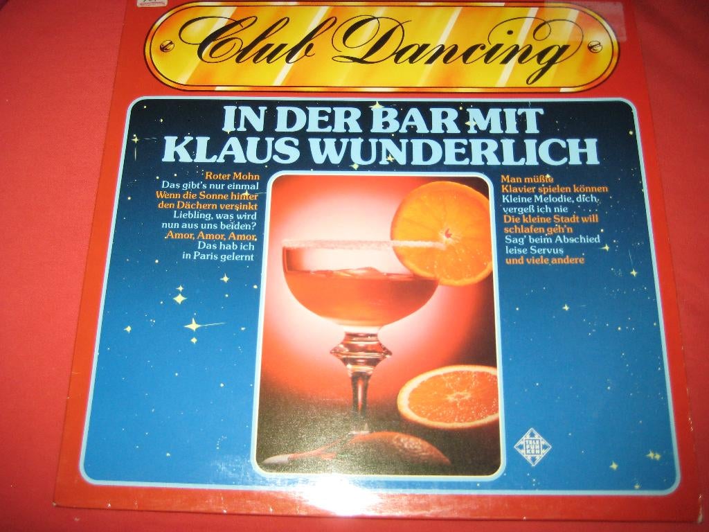 LP, In der Bar mit Klaus WUnderlich, Ophalen of Verzenden, Zo goed als nieuw, 12 inch