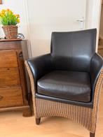 zgan Loom leder Fauteuil. Hele goede zit. Engelse stijl., Huis en Inrichting, Fauteuils, Ophalen, Engelse stijl., Minder dan 75 cm