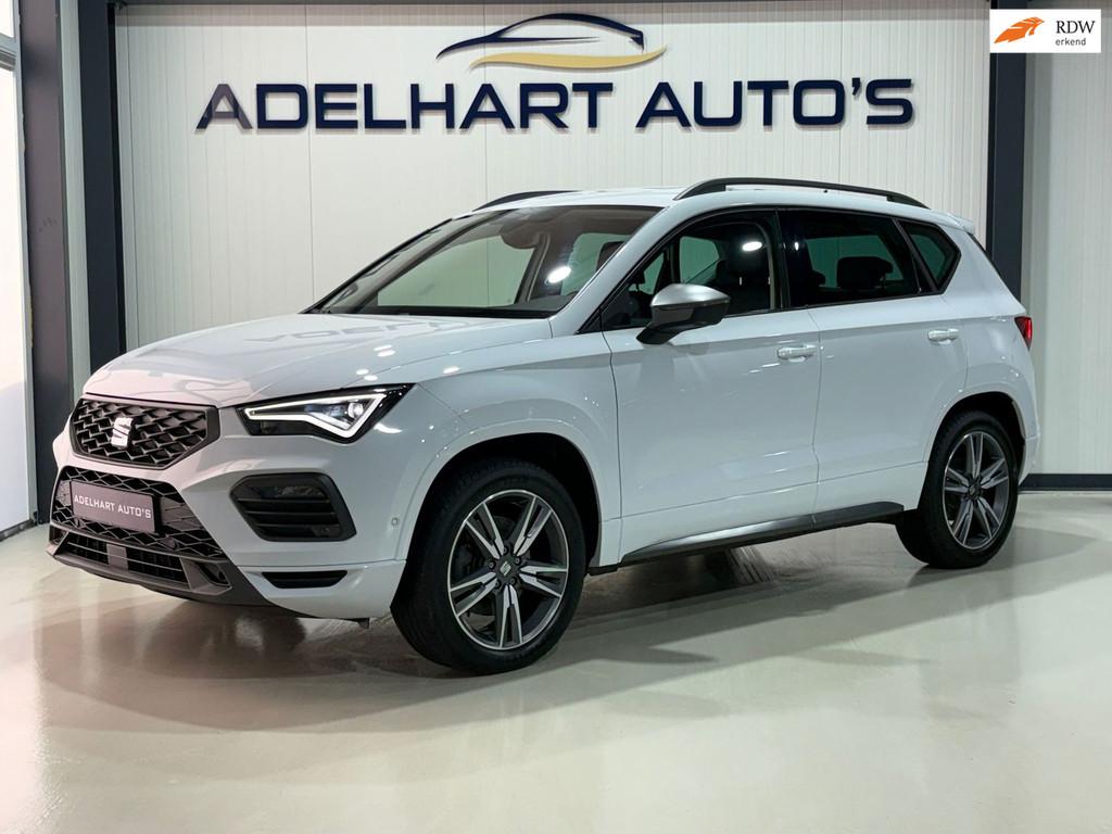 SEAT Ateca 2.0 TSI 4Drive FR Style Business Intense 190 PK A, Auto's, Seat, 15 km/l, Gebruikt, Zwart, Wit