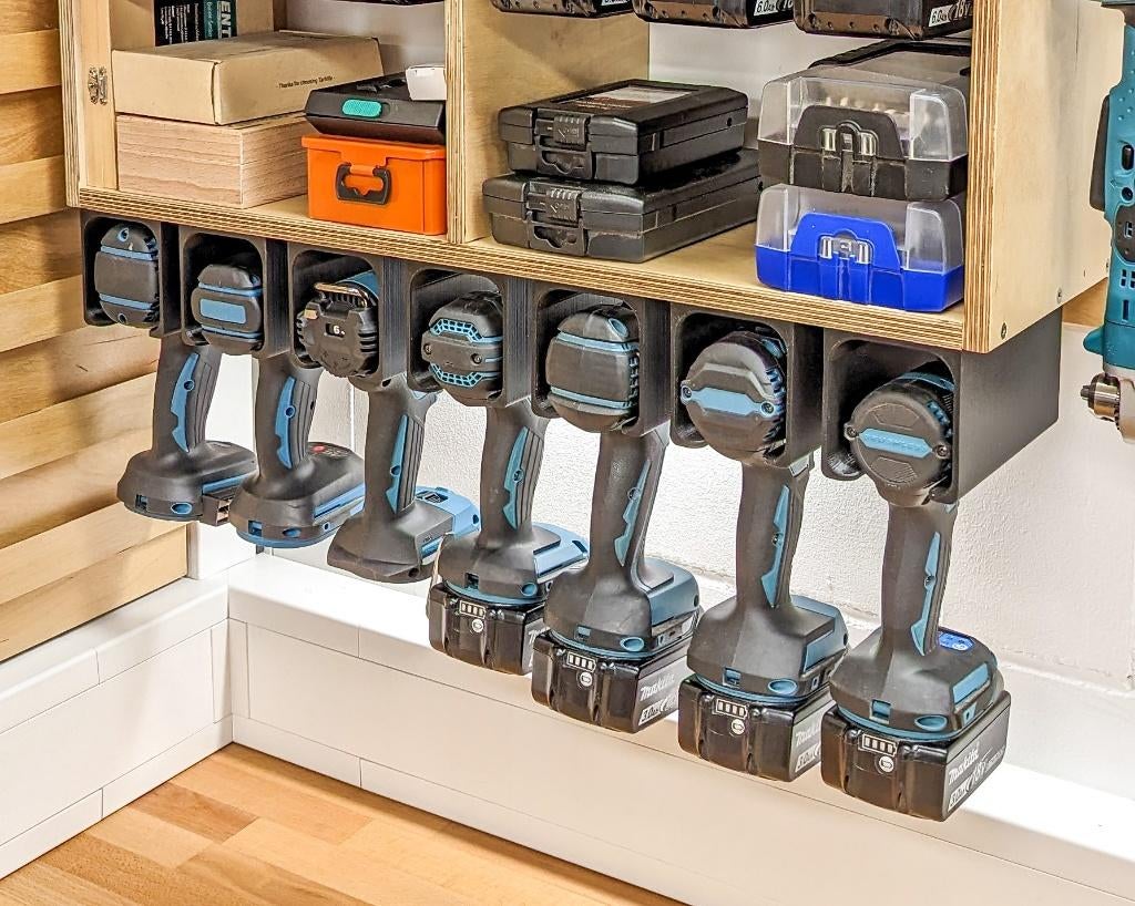 Universele accuboormachine houder – Makita DeWalt Milwaukee, Doe-het-zelf en Verbouw, Gereedschap | Machine-onderdelen en Toebehoren