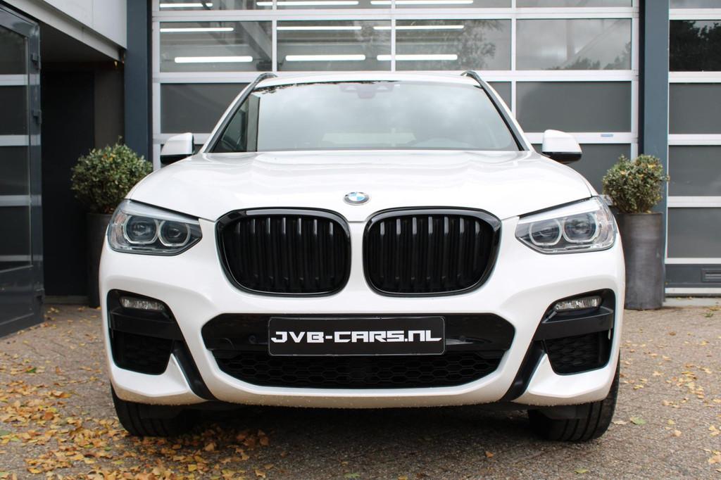 BMW X3 XDrive20d High Executive, Auto's, BMW, Automaat, Gebruikt, Zwart, Leder en Stof