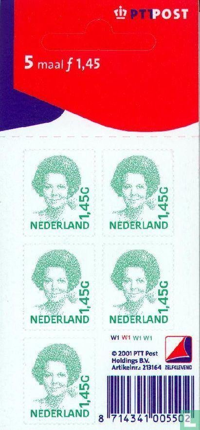 Postfris, Vel Kon. Beatrix (inversie) 1991-2001 NVPH V1495b, Postzegels en Munten, Postzegels | Nederland, Verzenden, Na 1940